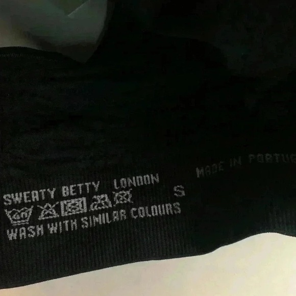 Sweaty Betty Stamina black seamless workout bra size small NWT - Picture 6 of 8